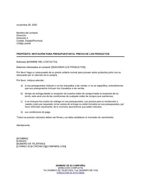 Carta de Solicitud de Presupuesto: Una Guía Definitiva para Obtener Cotizaciones Óptimas de Proveedores