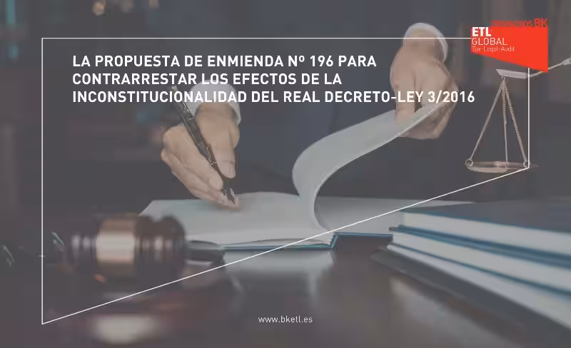 El Real Decreto-ley 3/2016 y su Declaración de Inconstitucionalidad